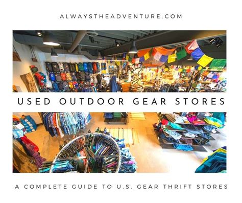 outdoor gear consignment store.